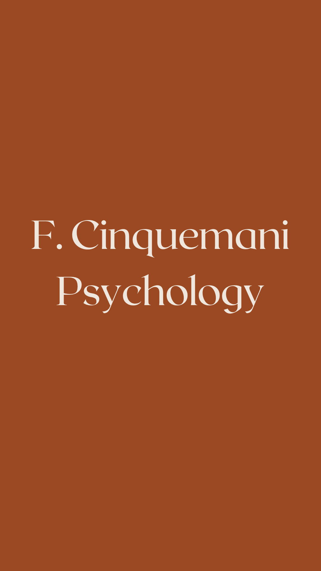 Florencia Cinquemani Psychology